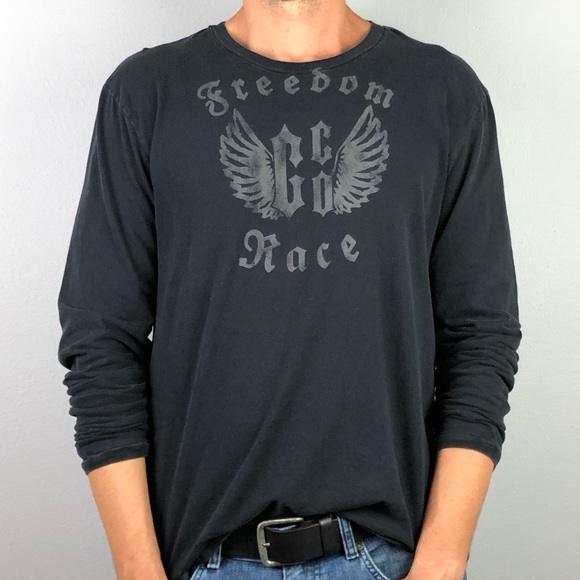 Guess Jeans Grigio Cotton Men T-Shirt
